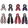 Assorted Paisley Print Scrunchies for Women and Girls 8 Pcs Silk Hair Ties Soft Elastic Ponytail Holders Colorful