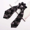 Assorted Paisley Print Scrunchies for Women and Girls 8 Pcs Silk Hair Ties Soft Elastic Ponytail Holders Colorful