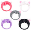 Onwon Cat Ear Headbands Fluffy Makeup Hairbands for Face Washing Shower Spa Sports