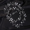 YERTTER Floral Wedding Bridal Crystal Handmade Headbands for Wedding Party Beads Hair Vine Bridal Hair Accessories for W