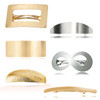 6 Packs Vintage Retro Geometric Hair Barrettes for Women Girls Decorative Minimalist Hollow Metal French Hair Clips Hair