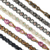 7 Pcs Rhinestone Beaded Headbands Fashionable Crystal Beaded Elastic hairbands for Women Girls Hair Jewelry Accessories