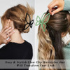 AHONEY Butterfly Hair Clips 4Pcs Butterfly Claw Clips 43 for Women Girls Non Slip Cute Hair Clips Matte Finish Hair Claw