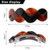 Mistofu Hair Clips 3 Count Large Hair Barrettes for Thick Hair 3pcs Elegant French Barrettes Retro Hair Accessories for