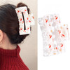 Christmas Hair Claw Clips Square Acrylic Santa Claus Design for Thick Hair 1Pc Cute Exquisite Hair Accessories for Women
