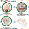 Christmas Hair Claw Clips Square Acrylic Santa Claus Design for Thick Hair 1Pc Cute Exquisite Hair Accessories for Women