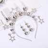 YAHPERN Disco Ball Headbands for Women Rhinestone Star Headbands Tiara 70s 80s Costume Accessory Country Concert Outfits