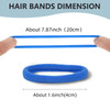 FVOLREM 100 PCS Hair Accessories No Damage Seamless Ponytail Holders Elastics and Bands for Thick Hair For Girls Women M