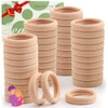 100 Pcs Thick Seamless Tan Hair Ties Ponytail Holders Hair Accessories No Damage for Thick Hair Valentines Day GiftLight