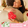 100 Pcs Thick Seamless Tan Hair Ties Ponytail Holders Hair Accessories No Damage for Thick Hair Valentines Day GiftLight