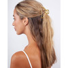 4 Pack Large Gold Hair Claw Clips for Women Thick Hair French Design Metal Cross Banana NonSlip Hair Catch Barrette Jaw