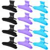 Ondder Hair Clips 12 Pack Butterfly Hair Clips Clamps Claws Pro Salon Hair Clips for Cutting Styling Sectioning Coloring