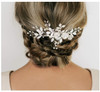 SWEETV Comb Handmade Wedding Hair Accessory with Rhinestones Silver for Brides and Bridesmaids Bridal Hair Pieces Weddin