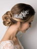 SWEETV Comb Handmade Wedding Hair Accessory with Rhinestones Silver for Brides and Bridesmaids Bridal Hair Pieces Weddin
