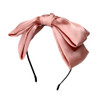 ROMODIYA Pink Bowknot Headbands Large Hair Bands with Bows for Women and Girls Hair Styling Accessories for Daily Wear M