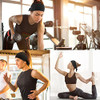 DRESHOW 6 PCS Adjustable Headbands for Women Knotted Headbands Elastic NonSlip Fashion Hair Bands for Workout Sports Run
