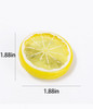 KuuGuu 6 PCS Lemon Hair Clips Cute Lemon Duckbill Clip Hair Barrettes Fashion Antislip Bangs Side Hairpins Realistic Cre
