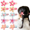 10 PCS Baby Girl Mini Flowers Hair Clips Kids Little Girls Alligator Hair Bangs Pin Girl Hair Cute Accessories Clips Fou