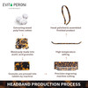 EVITA PERONI Hair Bands No Pressure No Headache Comfortable Thin NonSlip Headbands for Womens Hair and Fashion 2PCS