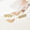 Star Hair Clips Barrettes Pins Silver Gold Rhinestone Hair Clips for Thick Thin Hair Styling Clip Sparkling Metal Star S