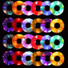24 Pcs Light Up Scrunchies LED Scrunchies Hair Bands Elastic Glow in the Dark Srunchies Rave Accessories for Women Birth