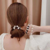 E EMZHOLE Elastic Hair Accessories Black and Brown Scrunchies Crystal Hair Ropes for Women and Girls Pack of 3
