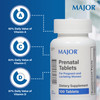 MAJOR Prenatal Tablets for Pregnant and Lactating Women - Dietary Supplement - 100 Count
