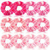 Aprince Pink Scrunchies for Girls Women 12 Pieces Satin Scrunchies Hair Ties Ponytail Holder Cute Hair Accessories for P