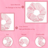 Aprince Pink Scrunchies for Girls Women 12 Pieces Satin Scrunchies Hair Ties Ponytail Holder Cute Hair Accessories for P