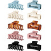 Vsiopy 10pcs Hair Claw Clips for Women 35 Inch Nonslip Medium Large Clamps for Thin Hair 5 Pack Strong Hold Square Jaw C