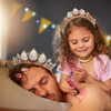 COCIDE Rapunzel Tiaras for Women Gold Crowns for Women Princess Crystal Rhinestone Hair Accessories for Girls Birthday P