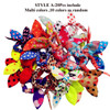 Himeeu 40 PCS Girls Rabbit Ear Hair Ties for Toddler Girls Cotton Hair Bands Women No Crease Ponytail Holders Colors Ran