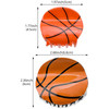 Basketball Hair Clip 2 Pcs Sports Hair Clips NonSlip Barrettes Vintage Jaw Clamps Hair Updo Grip Accessories for Women G