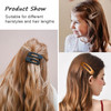 Hair Barrettes and Clips Set 8 Pcs Medium Grip Alligator Clips for Strong Hold Flat Hairstyles Ideal for Girls