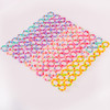 TAANGTHOSE Baby Hair Ties 200PCS Cotton Mini Seamless Hair Bands for Toddlers Girls 1 Inch in Diameter 5 ColorsSoft Seam