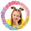 TAANGTHOSE Baby Hair Ties 200PCS Cotton Mini Seamless Hair Bands for Toddlers Girls 1 Inch in Diameter 5 ColorsSoft Seam
