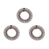 TUICARE 3Pieces Flexible Plastic Circular Stretch Hair Combs Headband Hairband Holder for Women Girls
