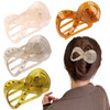 4 PCS French Concord Flat Hair Clips for Women 335 Inch Curved Hair Claw Clips Alligator Hair Barrettes Volume No Slip G