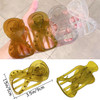 4 PCS French Concord Flat Hair Clips for Women 335 Inch Curved Hair Claw Clips Alligator Hair Barrettes Volume No Slip G
