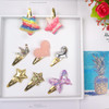 8 Pairs16 Pack Hair Clips for Girls Gingbiss Butterfly Metal Snap Hair Clips Cute Girls Barrettes Heart Shaped Hair Clip