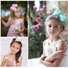 White Bows for Girls6PCS Handmade Grosgrain Ribbon Hair Bows Alligator Clips Hair Accessories for Little Teen Toddler Gi