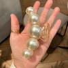 Large Pearl Hair Claw Clips for Strong Hold Nonslip Champagne Color Hair Jaw Clips for ThickThin Hair Daily Fashion Birt