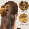 4pcs Fuzzy Faux Fur Claw Clips for Thick Thin Hair Nonslip Fluffy Large Winter Hair Barrettes Accessories for Women Girl