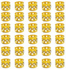 Hyamass 30pcs Gold Hair Accessories Rhinestone Aluminum Dreadlocks Beads with Adjustable Cuffs Metal Hair Ring Clips Hai