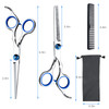 Hair Cutting Scissors Shears Set ekuci Professional Home Haircutting Scissors Thinning Shears Kit with Free Comb and Sto