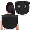 Noverlife Black Hair Cutting Collar Silicone Hair Cutting Guide Cutting Capes Rubber Neck for Hairstylist Weighted Hair