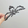ROMODIYA Spider Hair Clip Metal Black Hair Claw Clip with Design Hair Accessories for ThinThick Hair Large Nonslips Stro