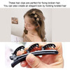 Braided Hair Clips for Woman Sparkling Crystal Stone Braided Hair Clips Hair Accessories Decorative Hair Pins for Stylin