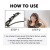 Braided Hair Clips for Woman Sparkling Crystal Stone Braided Hair Clips Hair Accessories Decorative Hair Pins for Stylin
