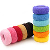 MARY LAVENDER Large Stretch Terry Cloth Hair Ties and Ponytail Holders Thick Hair Elastics Knit Scrunchies for All Hair